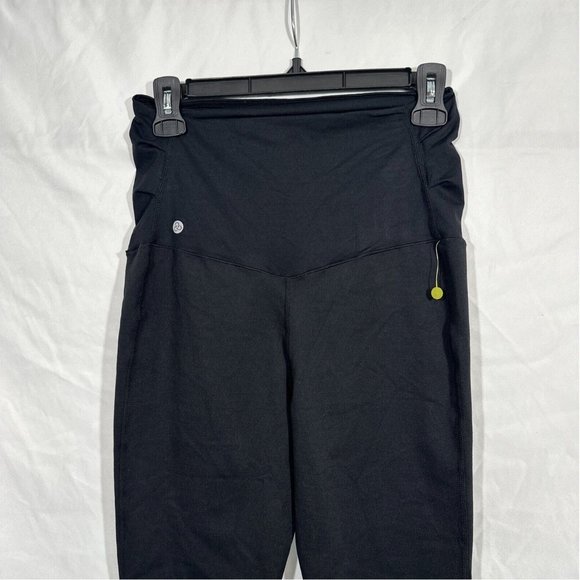 NEW $69 Zella [ Small ] Mamasana Live In Maternity Ankle Leggings in‎ Black - Picture 8 of 15
